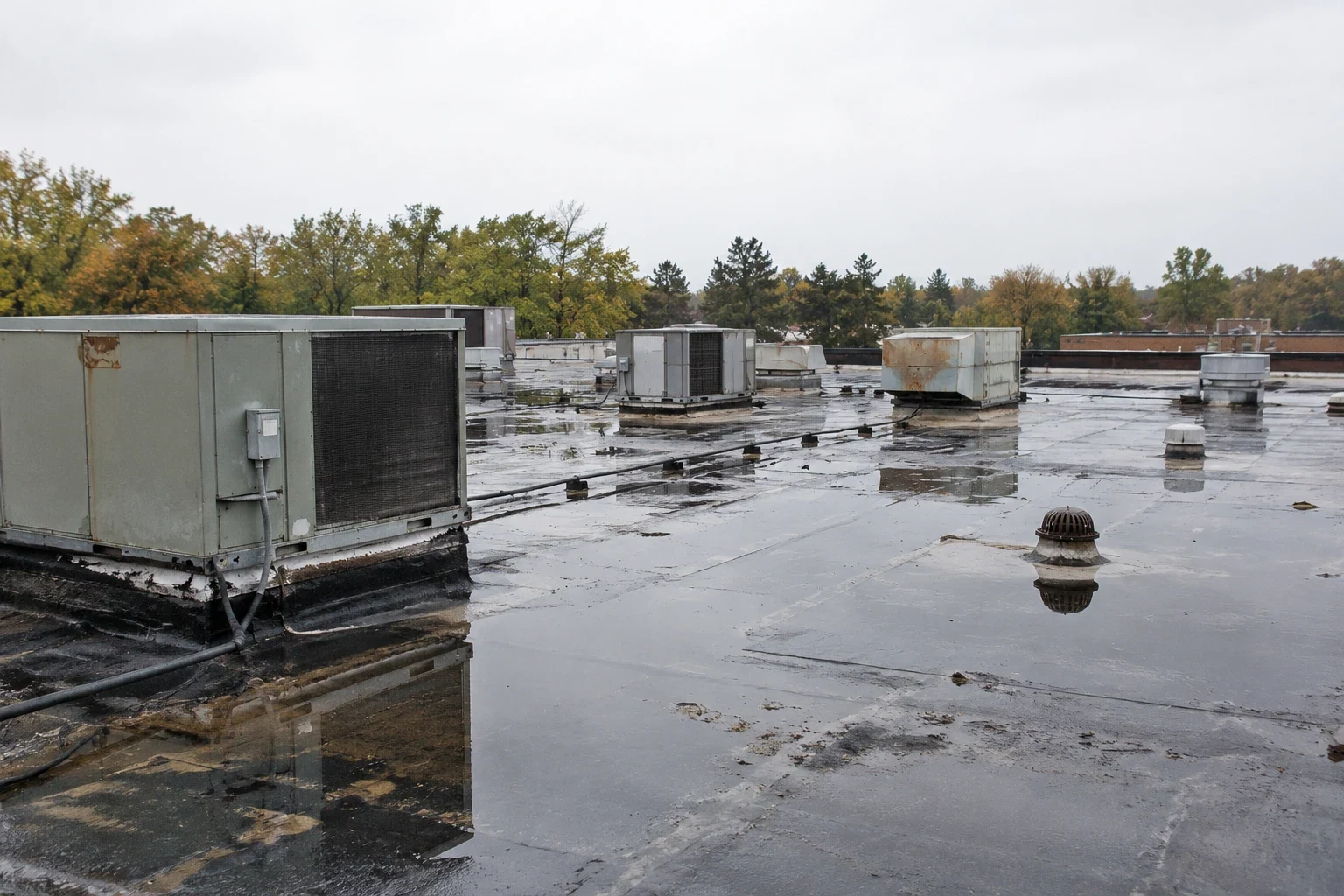 Commercial Ponding Water Roof Repair in Lakewood, CO