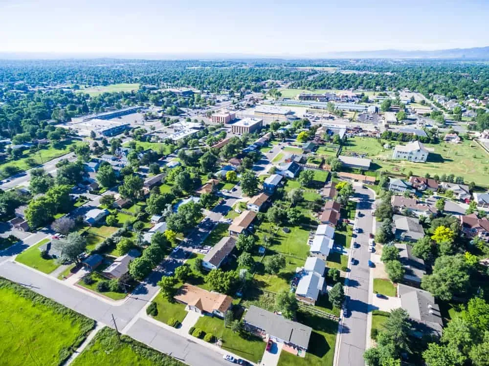Lakewood, CO from the air