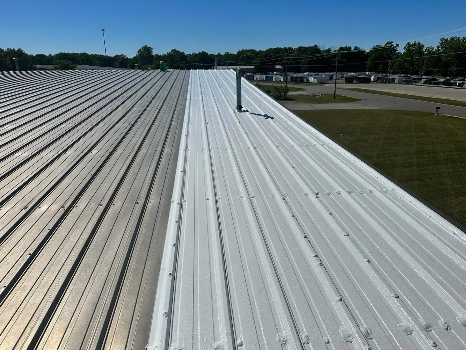 Standing seam metal roof