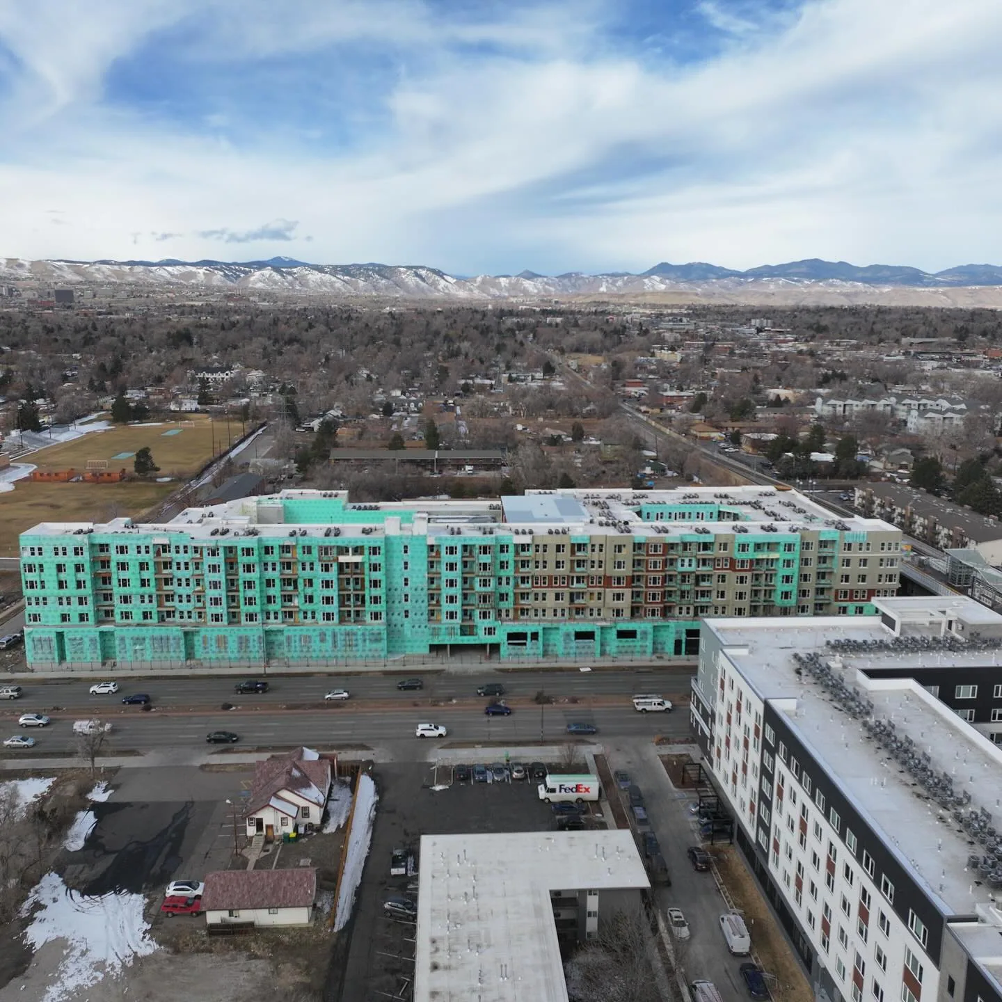 Commercial Roofing at Jewell Avenue and Wadsworth Boulevard, Lakewood, CO