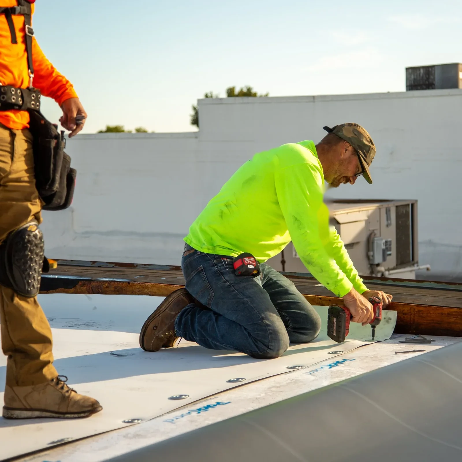Occupied Commercial Building Reroofing in Lakewood, CO
